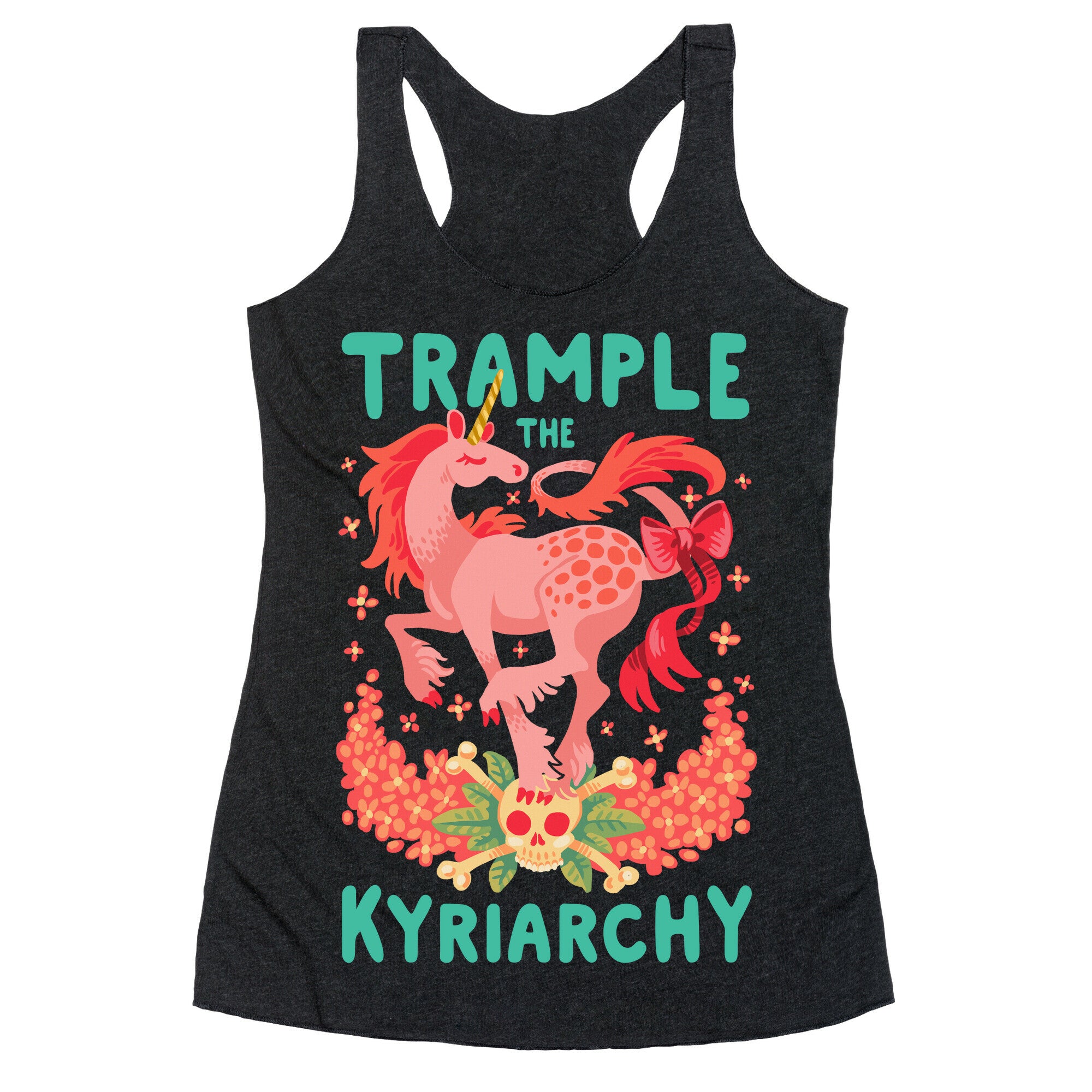 Trample the Kyriarchy Racerback Tank